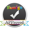 Famigo APProved badge for Puzzle Game Apps